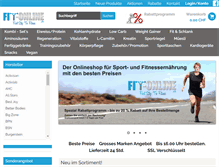Tablet Screenshot of fit-online.ch